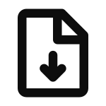 Document Download SVG Icon